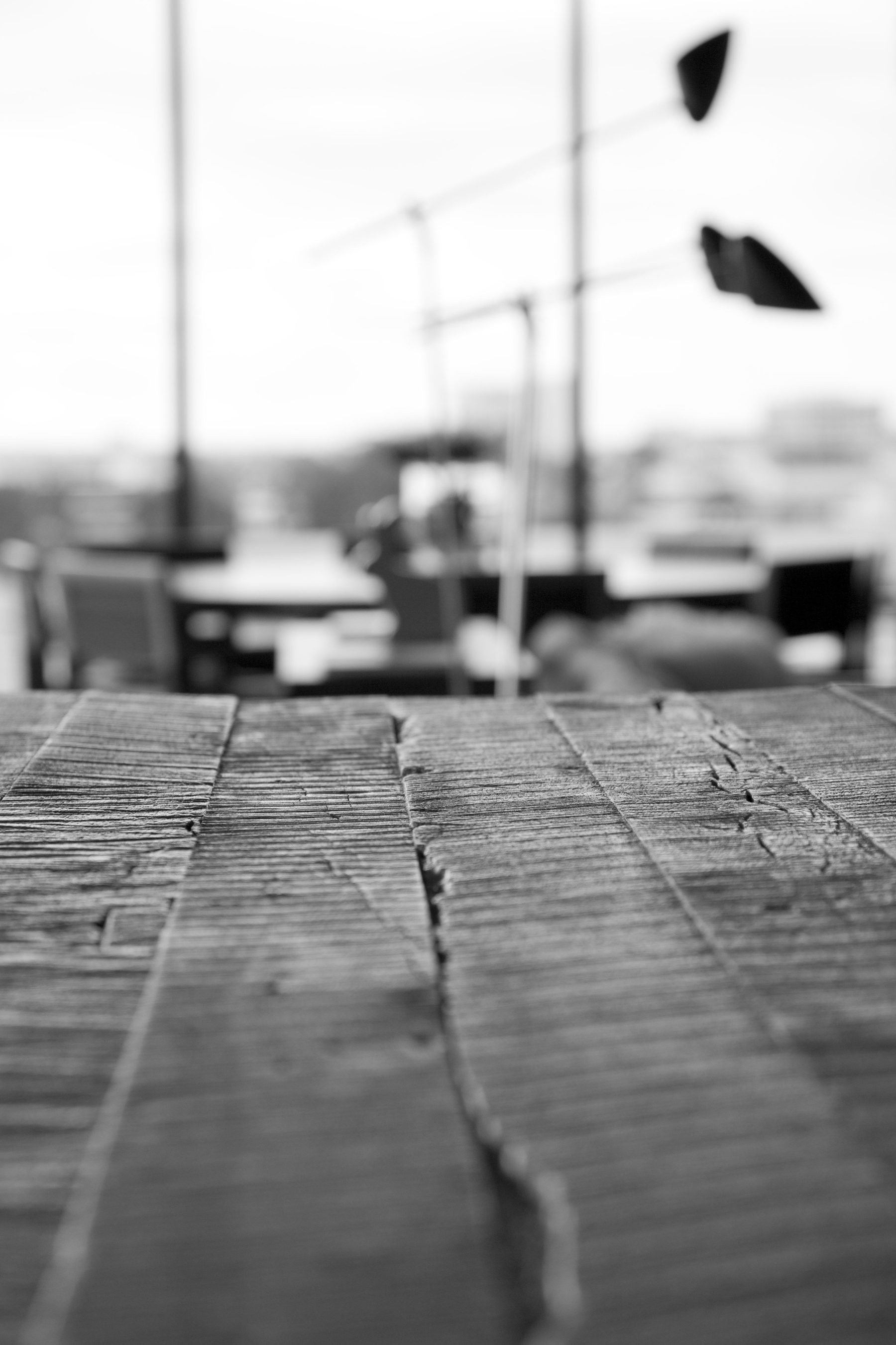 Newport Beach marina aerial black and white photography